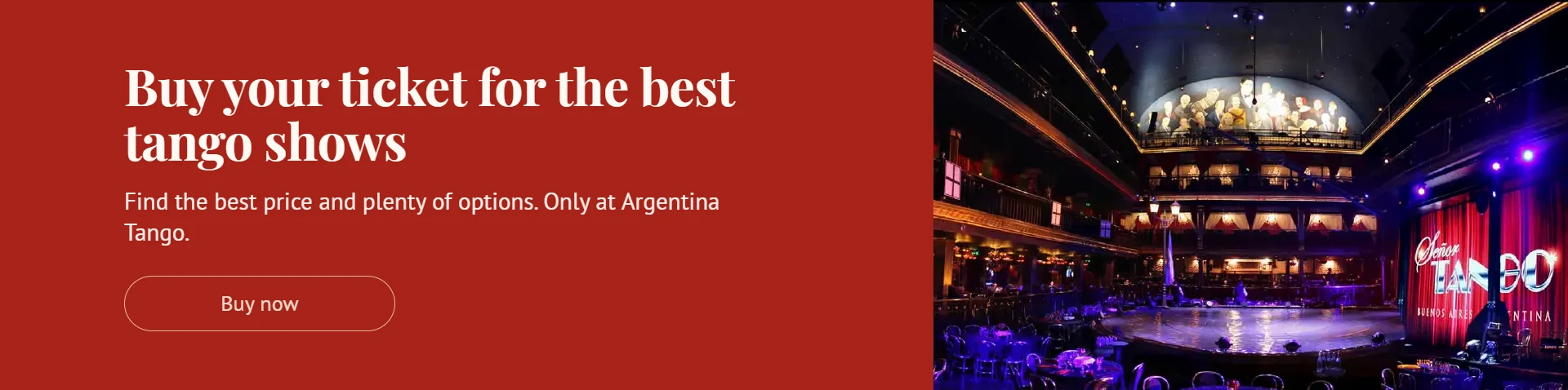 Book your tango show in Buenos Aires