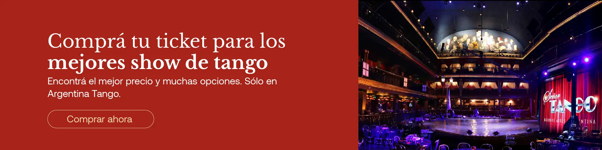 Reservá tu show de tango en Buenos Aires