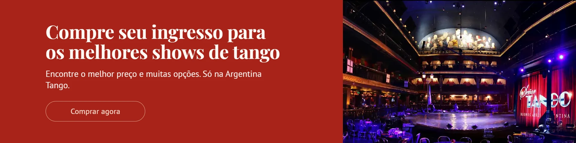 Reserve seu show de tango em Buenos Aires